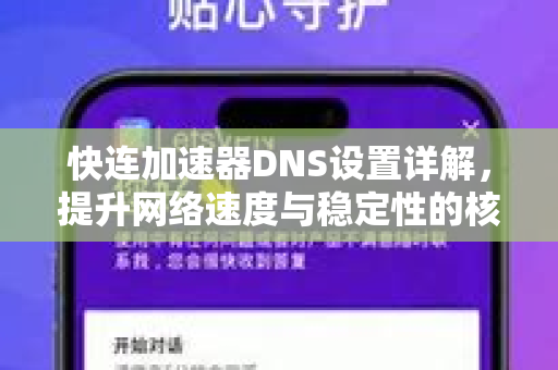 快连加速器DNS设置详解，提升网络速度与稳定性的核心技巧